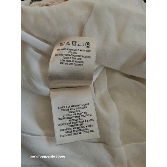 Anthropologie The Essential Jumpsuit Linen Blend Yarn-Dyed Stripe S/M MSRP: $148 - Picture 6 of 9